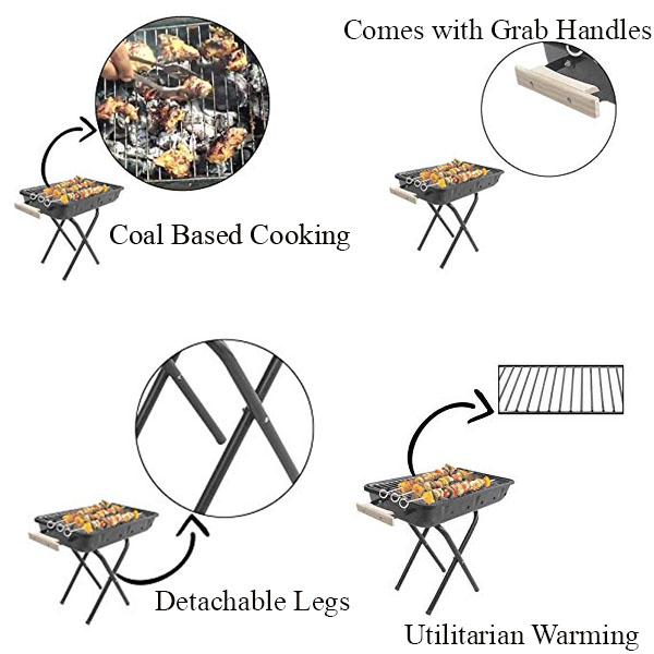 Charcoal Barbecue with Stand @1999/- Onwards