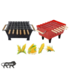 Kumaka | Charcoal Barbeque Grill | Red & Black Color