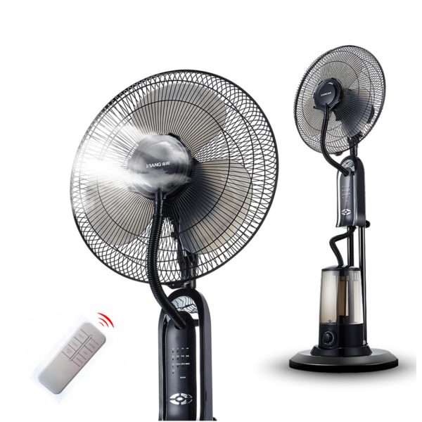 2 in 1 Mist Fan with Remote | Water Mist Fan + Mist Sanitizer