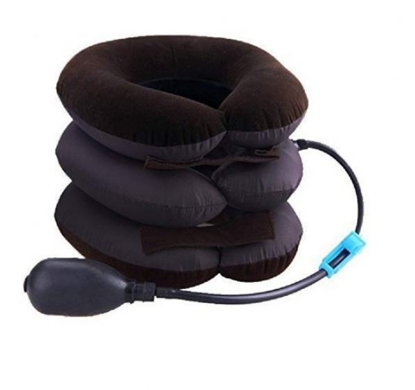 Kumaka Portable Neck Pillow Three Layers Tractor Massager | Cervical Spine Neck Massager