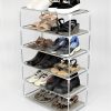 Kumaka | Collapsible 6 Layer Multi Utility Portable with Non Woven Dust Proof Cover Shoe Rack