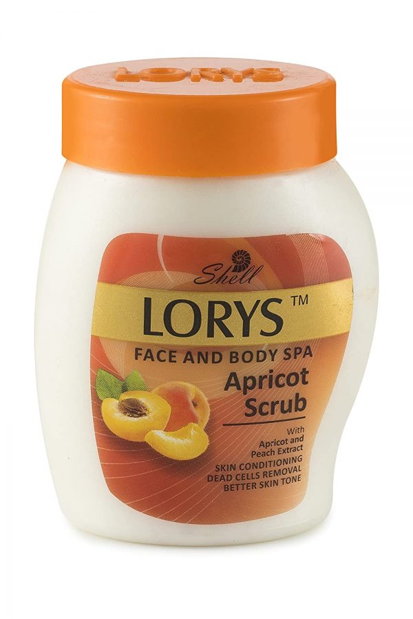 Lorys Shell Face & Body Spa Range Apricot Scrub With Apricot and Peach Extract (500ml)