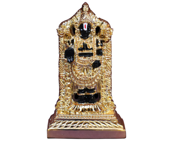 Kumaka Indian Tirupati Balaji Small Idol Temple Pooja Decor Murti Statue for Home Decor Office Gift Idol