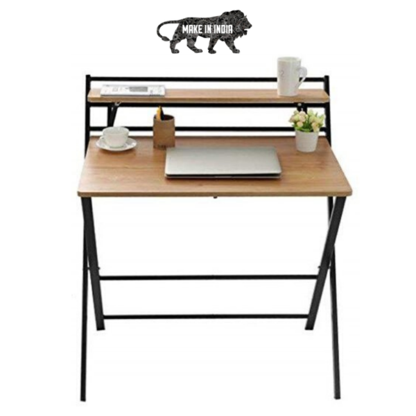 Kumaka Folding Table for Multipurpose Use | Folding Table for Laptop | Utility Table with Long Durability | Work Table | Work from Home Office Table (Made in India)