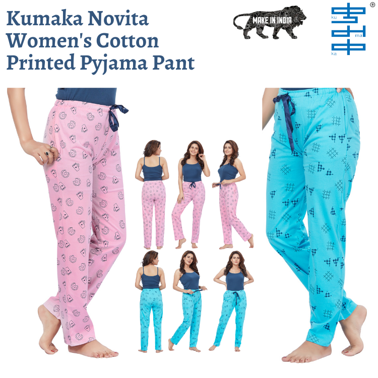 Trendy Women Cotton Printed Lower/Track Pants/Pyjamas/Lounge Pants Pack of 2